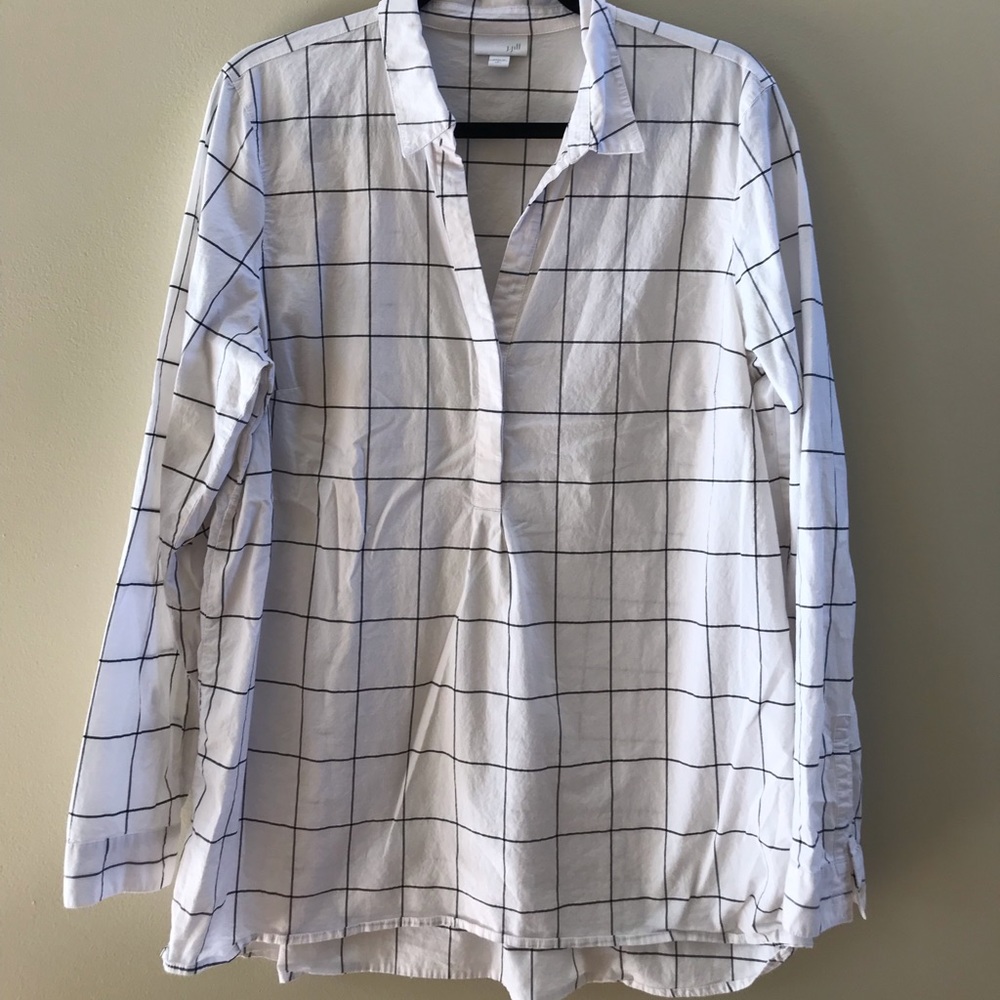 Fall fashion plaid shirt L